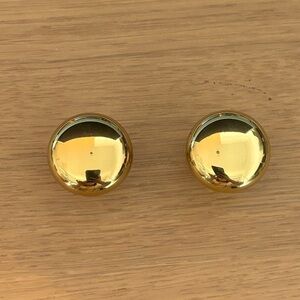 Set of 2 cabinet door knobs Solid brass. New